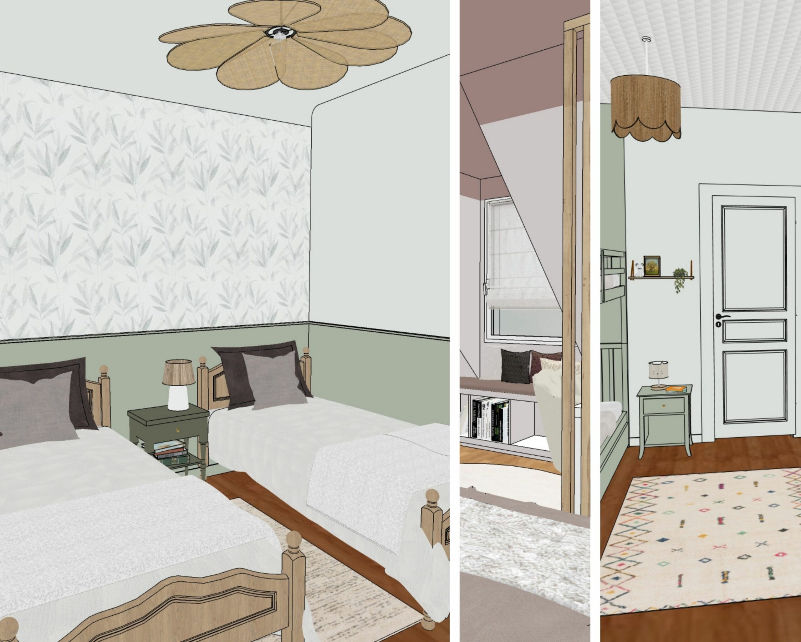 Rénovation, aménagement et décoration de chambres pour bébés, enfants et adolescents Rénovation, aménagement et décoration de chambres pour bébés, enfants et adolescents, à Messanges et Etampes