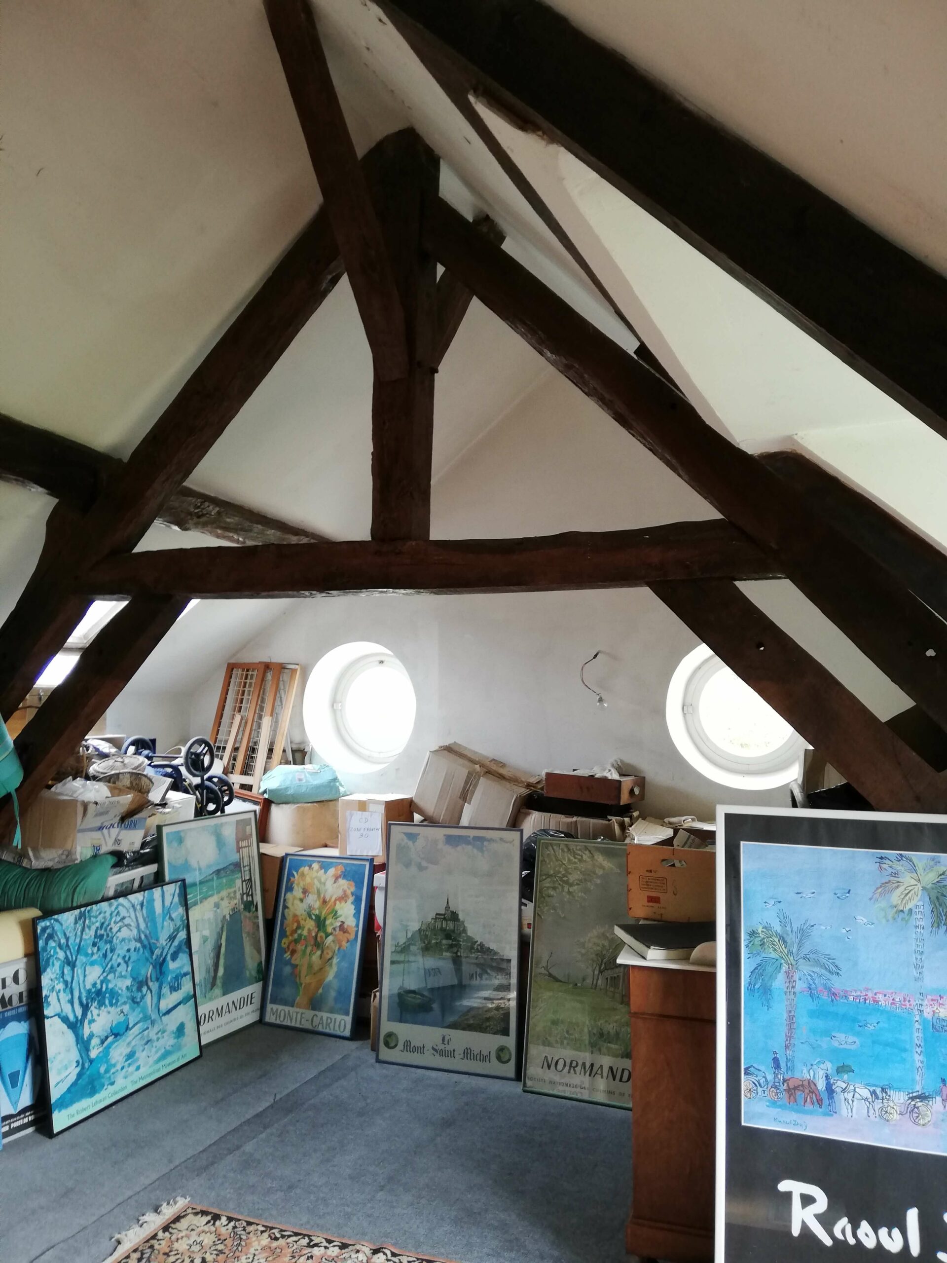 Rénovation d’une maison ancienne en chambre d’hôtes, chambre avant Rénovation d’une maison ancienne en chambre d’hôtes au Merlerault dans le perche normand, chambre avant