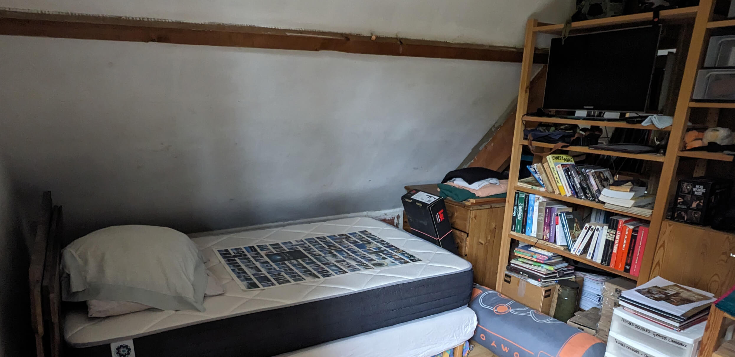 Rénovation d'une maison familiale à Villeconin, en Essonne, chambre parentale photo avant travaux