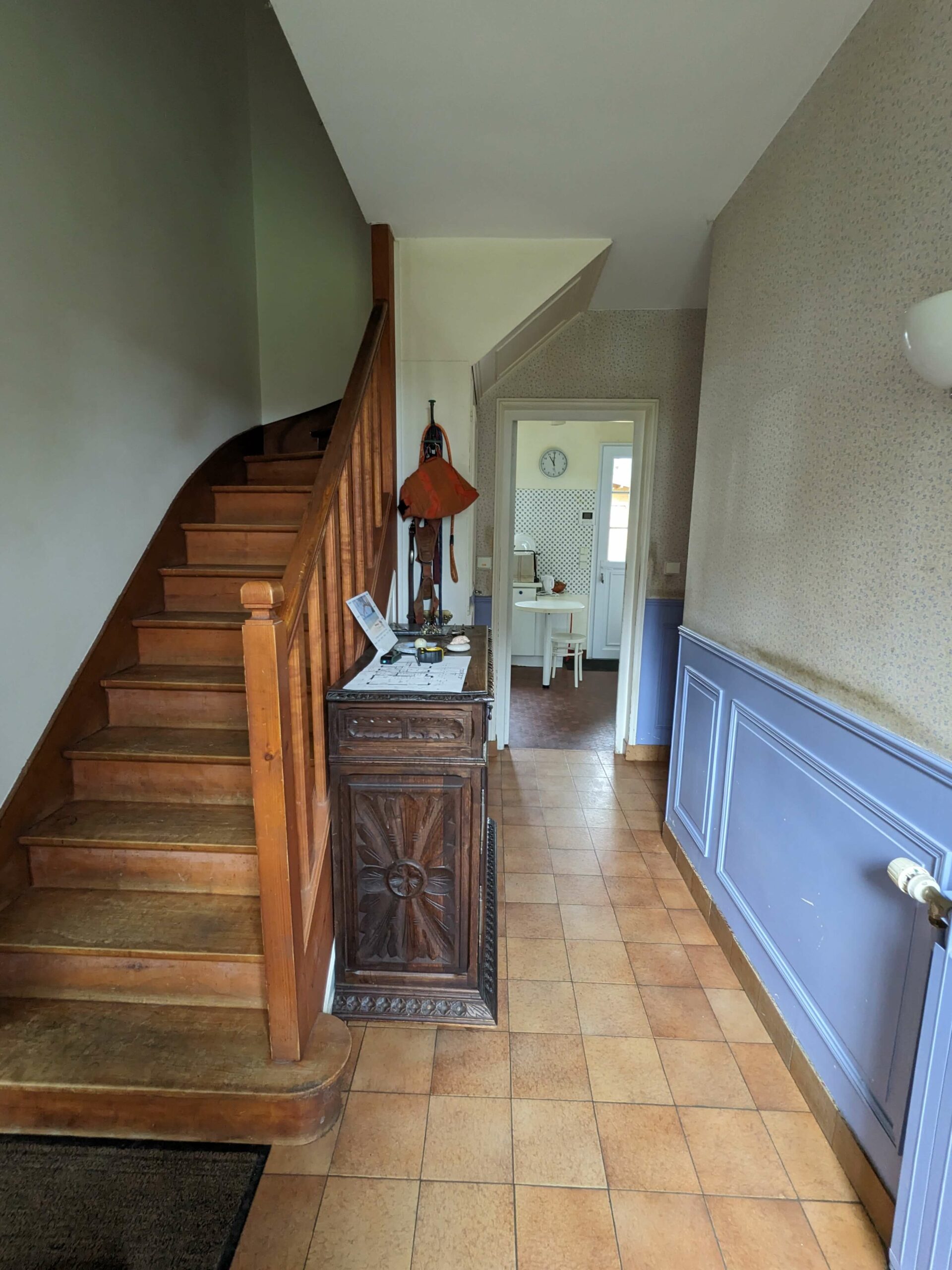 Rénovation d'une maison familiale à Villeconin, en Essonne, entrée photo avant