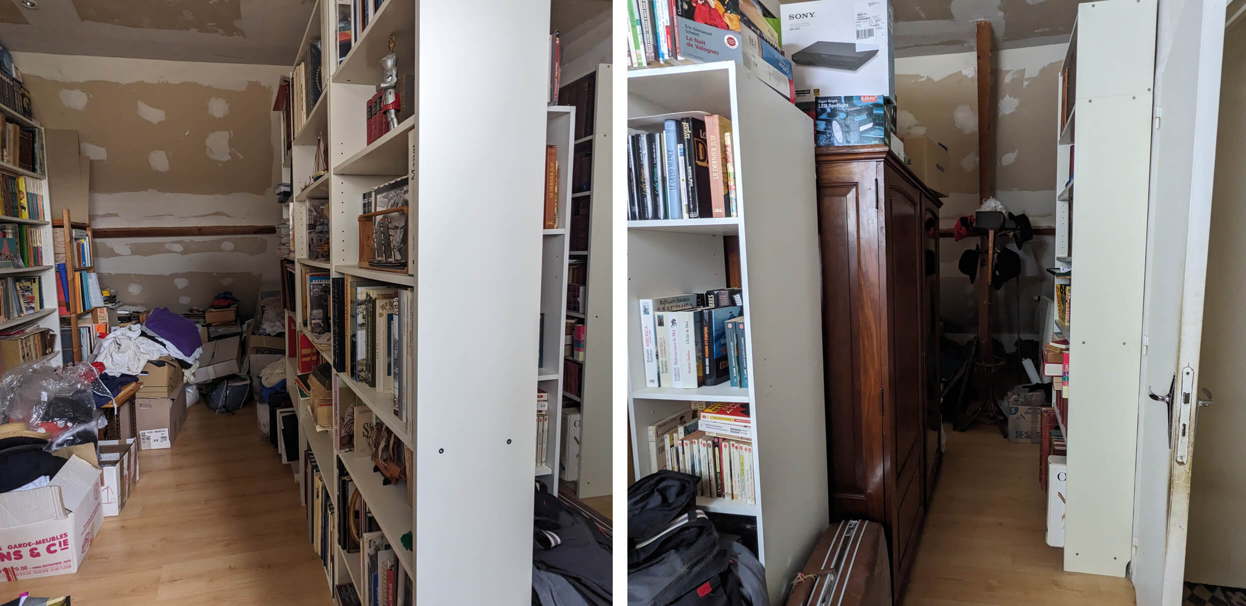 Rénovation d'une maison familiale à Villeconin, en Essonne, palier photo avant