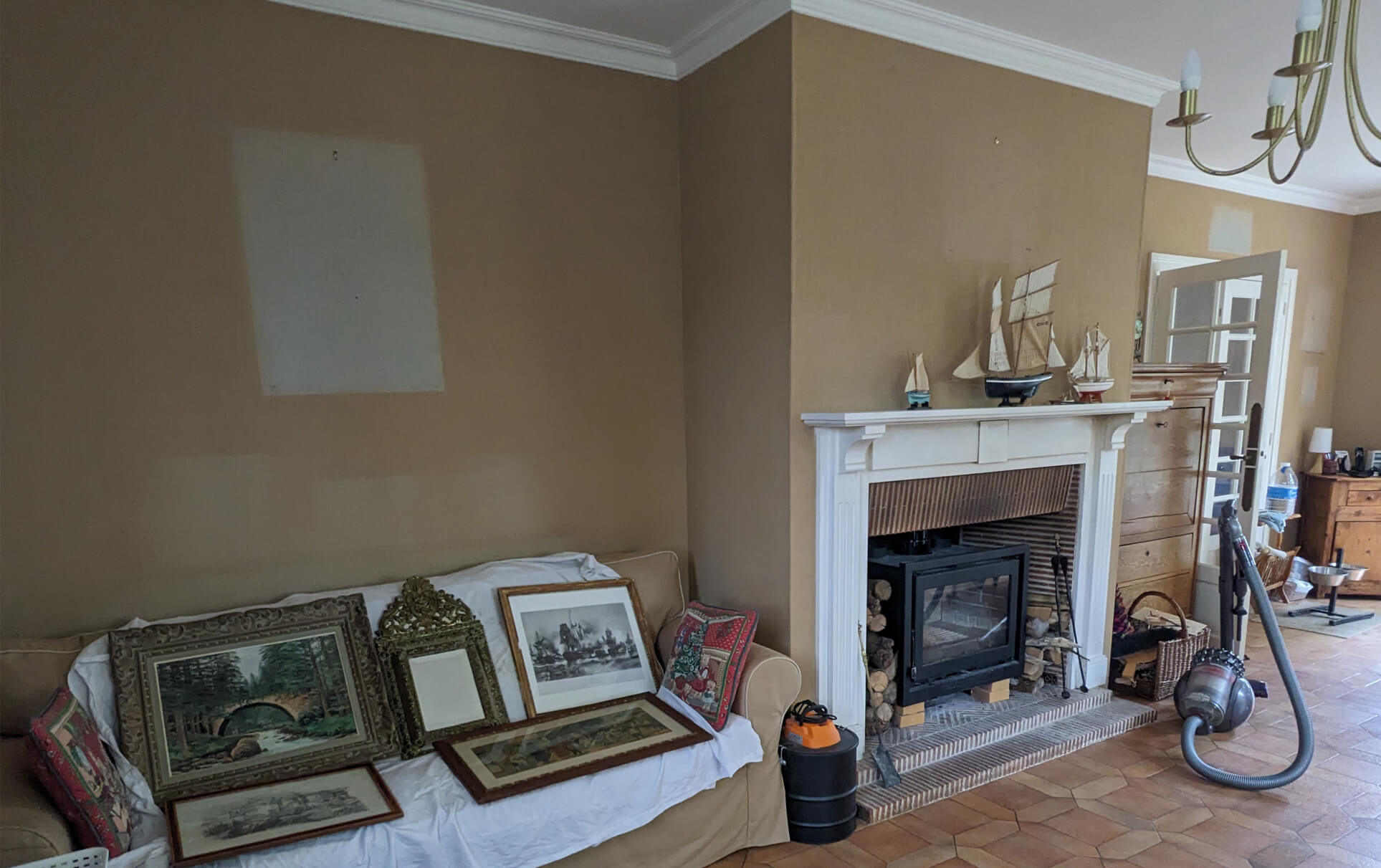 Rénovation d'une maison familiale à Villeconin, en Essonne, cuisine photo avant travaux